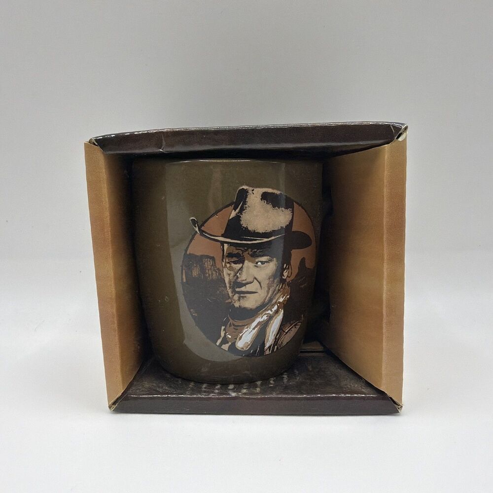 John Wayne American Legend Coffee Mini Mug Cup Western Cowboy Duke Vandor 2008